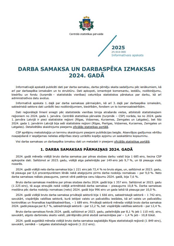 The first page of an informative review with the title and text.