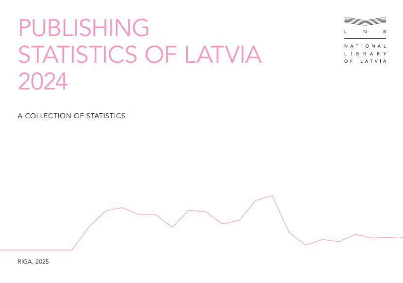 Publishing statistics of Latvia 2024 - cover image- illustrative picture