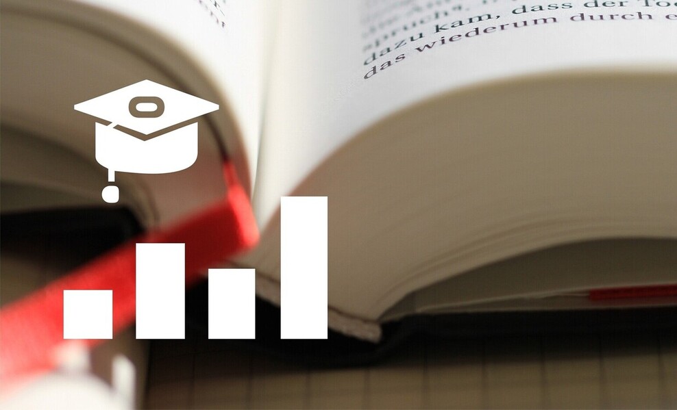 Picture - close-up with an open book