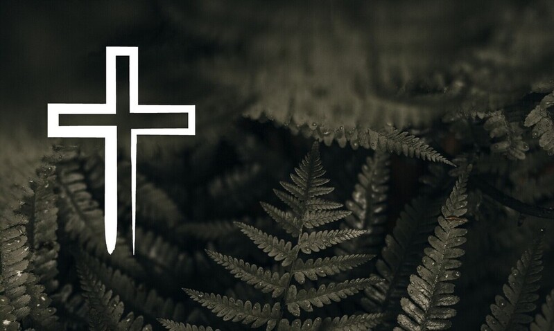 Picture - dark apardus, icon with a cross