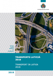 Publikācijas Transports Latvijā 2018 vāka attēls